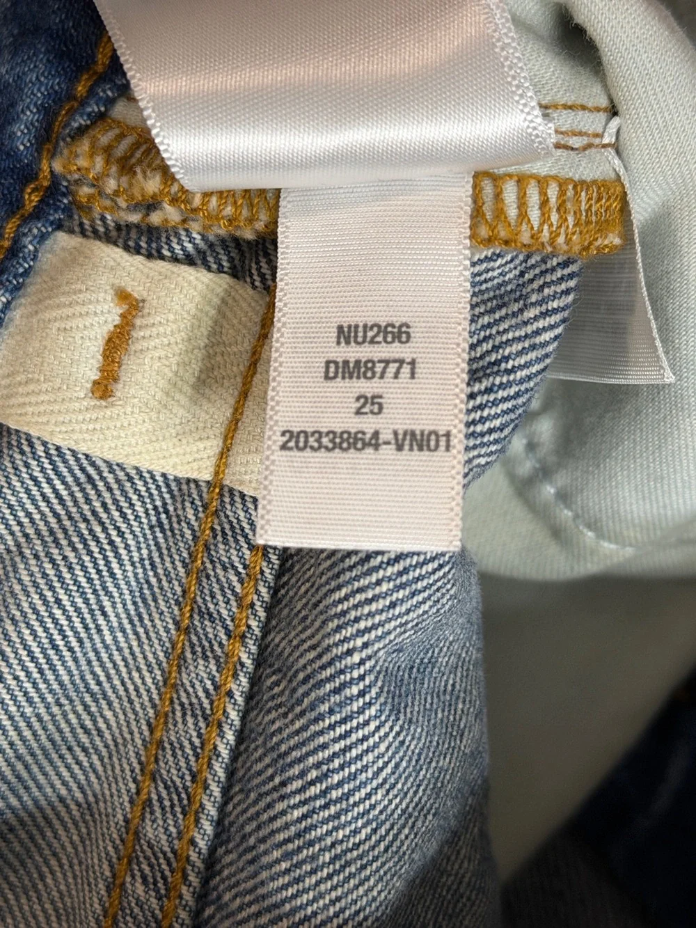 Madewell look measurements forever